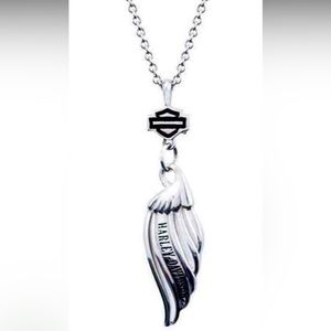 Harley-Davidson Silver Wing Necklace